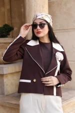 کت سوپر مازراتی قهوه ای