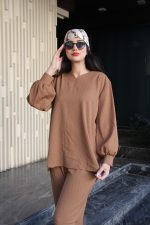 ست شومیز و شلوار ابروبادی - Image 4