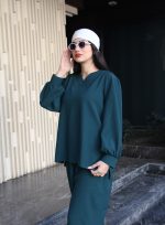 ست شومیز و شلوار ابروبادی